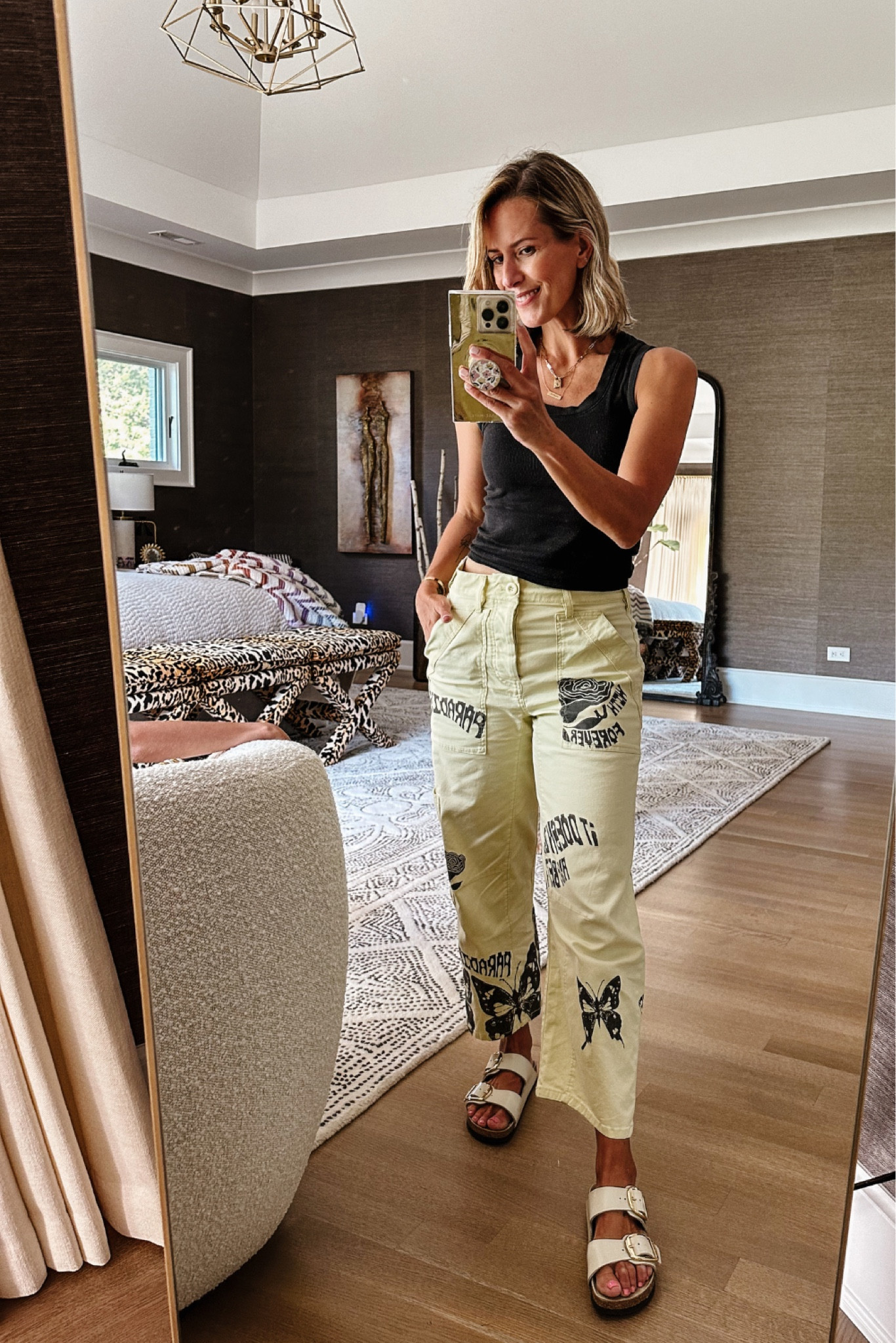 I love weird pants.  These are brighter yellow than they look online, which of course makes them that much better.

#LTKStyleTip