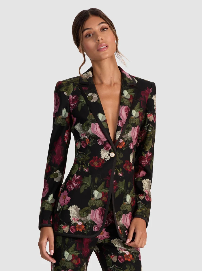 BREANN PRINTED BLAZER | Alice + Olivia