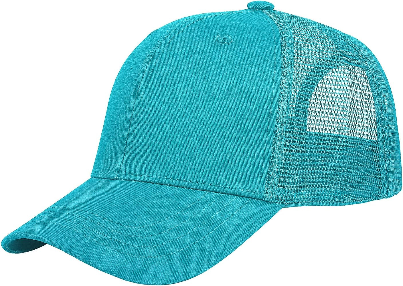 Falari Trucker Hat Baseball Cap Structured Plain Design 6 Panel, Adjustable Size | Amazon (US)