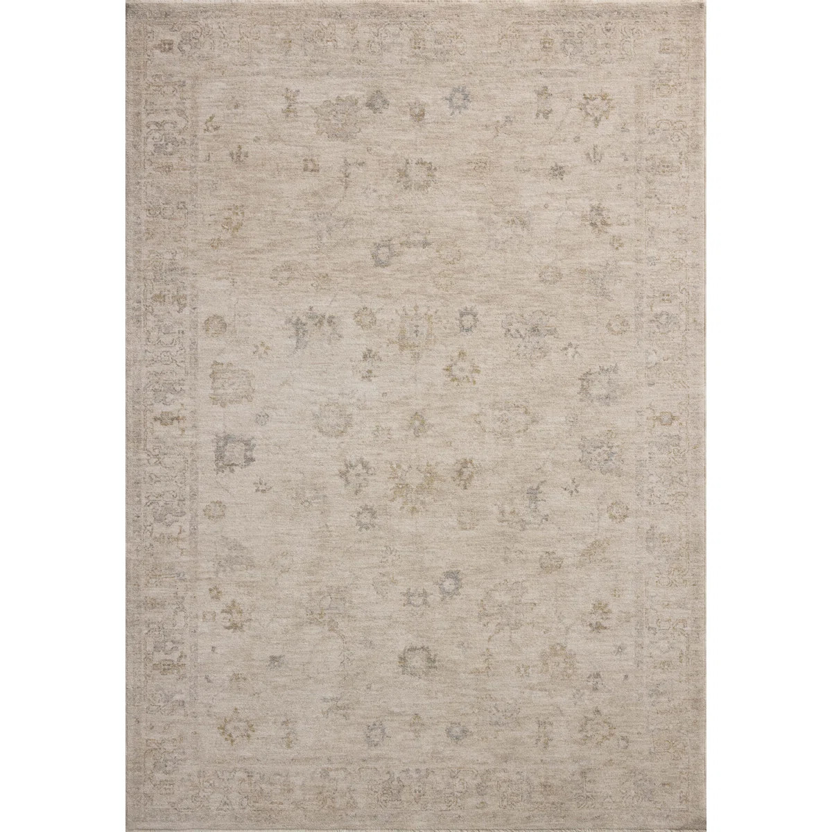 Chris Loves Julia x Loloi Louisa Oatmeal / Stone Area Rug | Wayfair North America