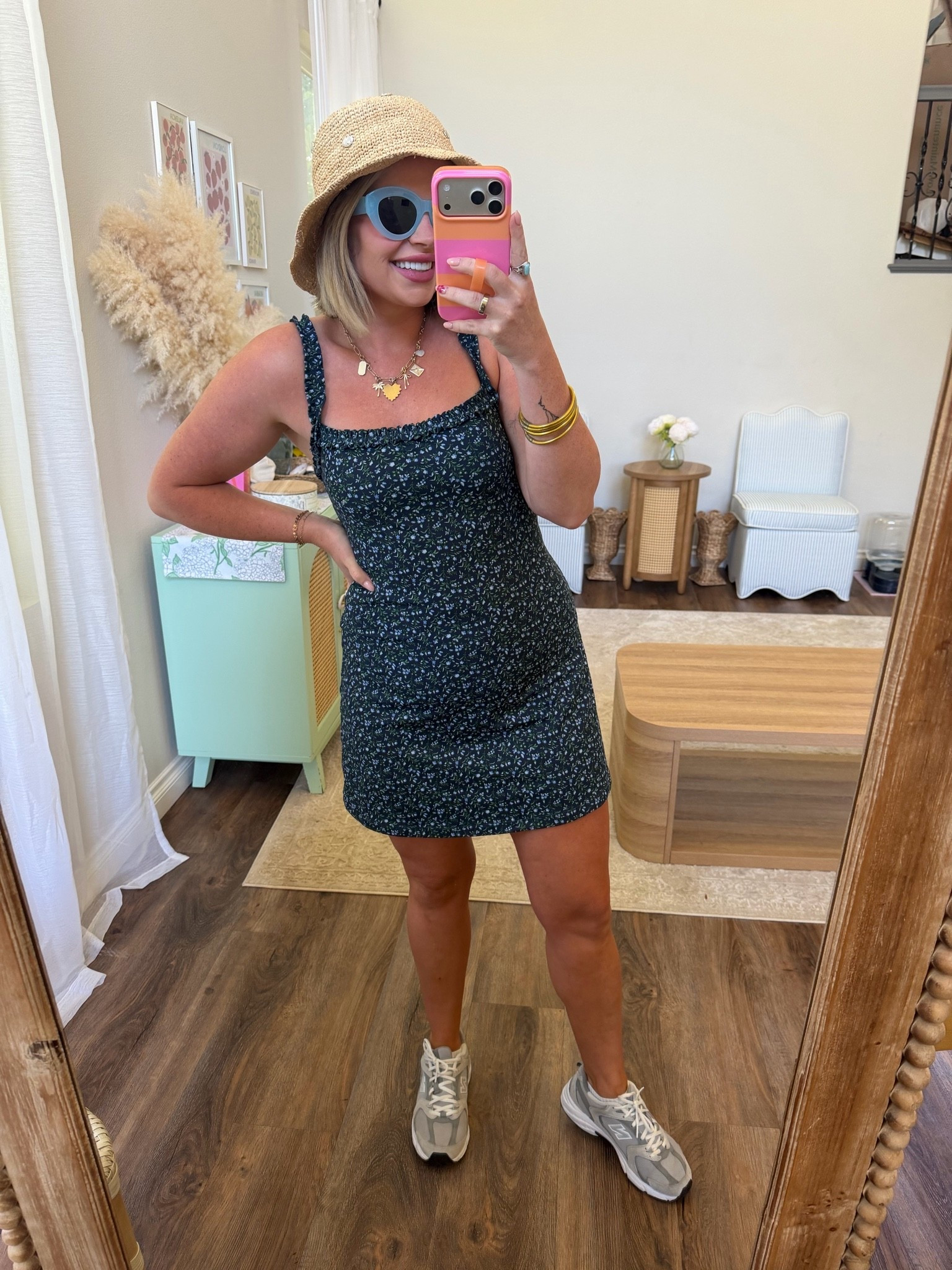 Wearing a medium