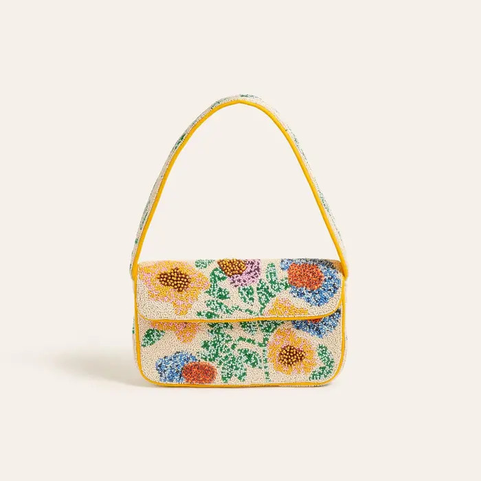 Delhi Beaded 100% Polyester Shoulder Bag 9X6 In | Nordstrom
