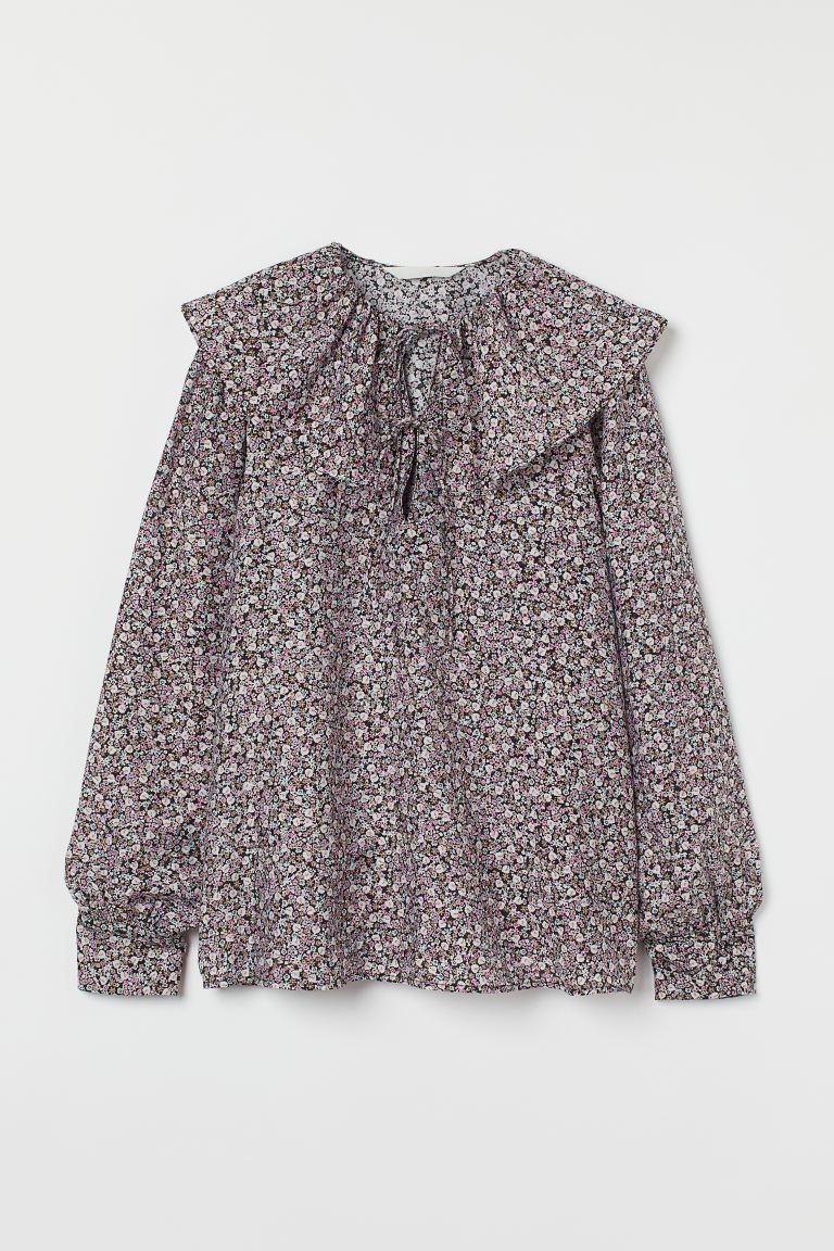 Flounce-collared Blouse | H&M (US + CA)