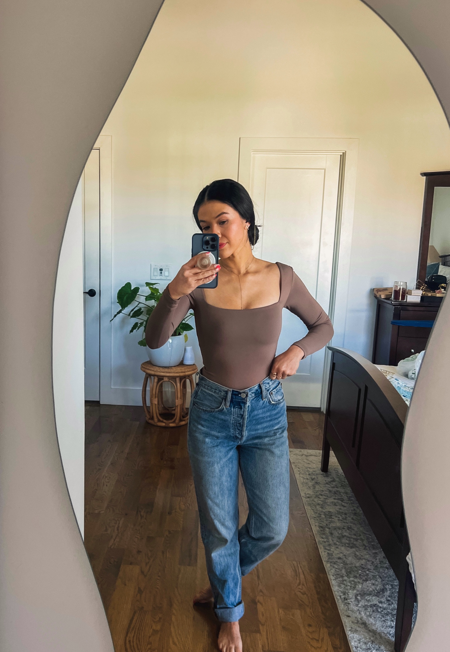 Bodysuit under boyfriend jeans ⚔️🩰


#LTKFind #LTKstyletip 

#LTKStyleTip #LTKSeasonal