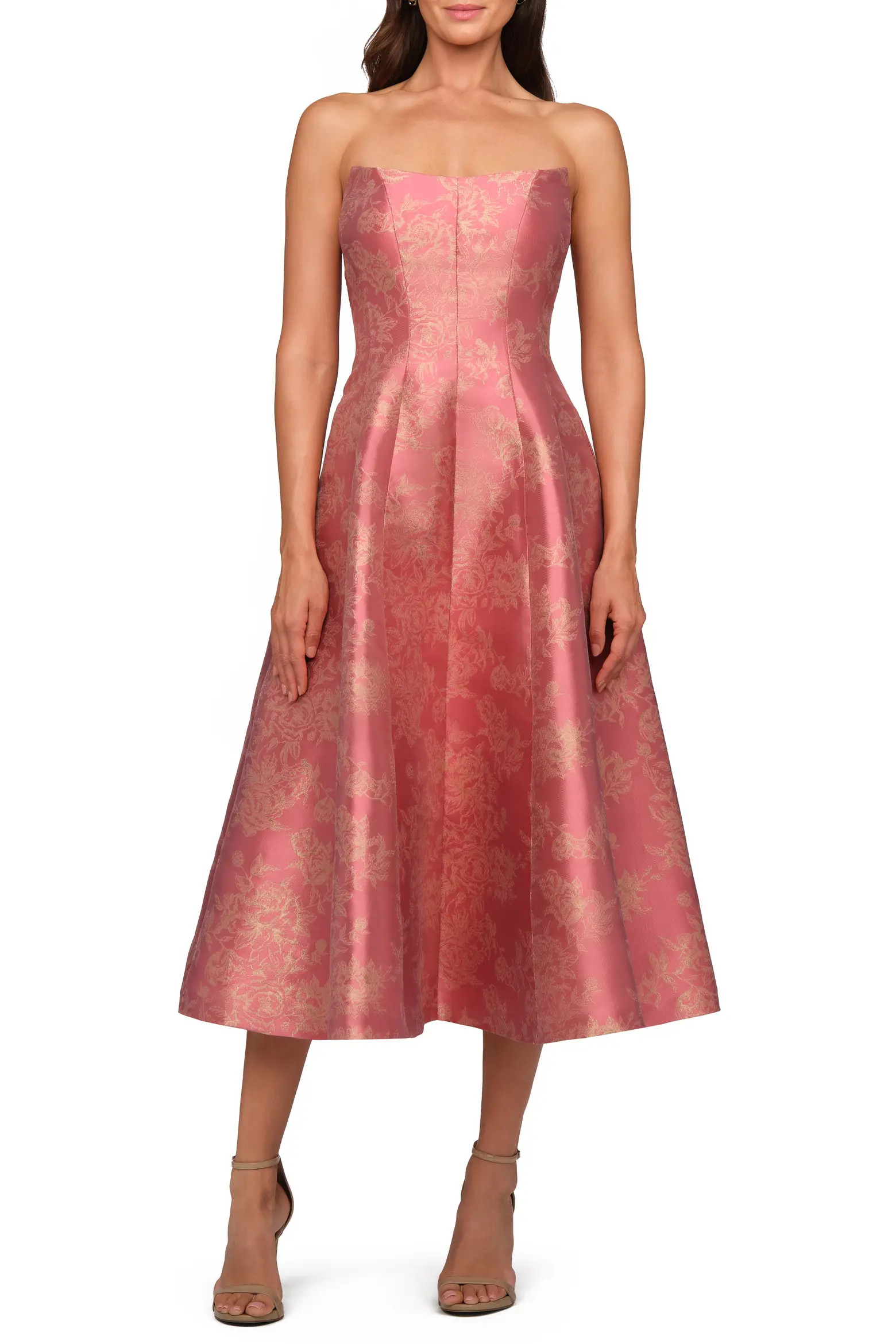 Quincy Strapless Midi Cocktail Dress (Women) | Nordstrom | Nordstrom