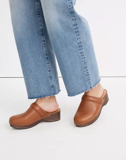 The Cecily Clog in Oiled Leather | Madewell