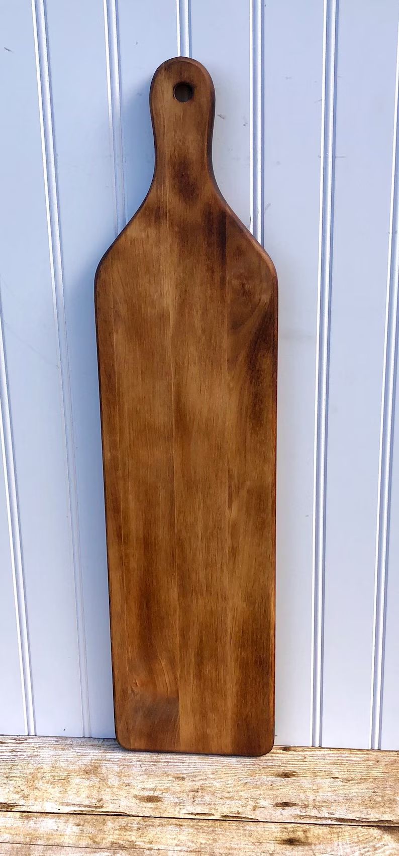 Baguette Board - Charcuterie Board - Serving Board with Handle - Charred Wood Board - Hardwood - ... | Etsy (US)