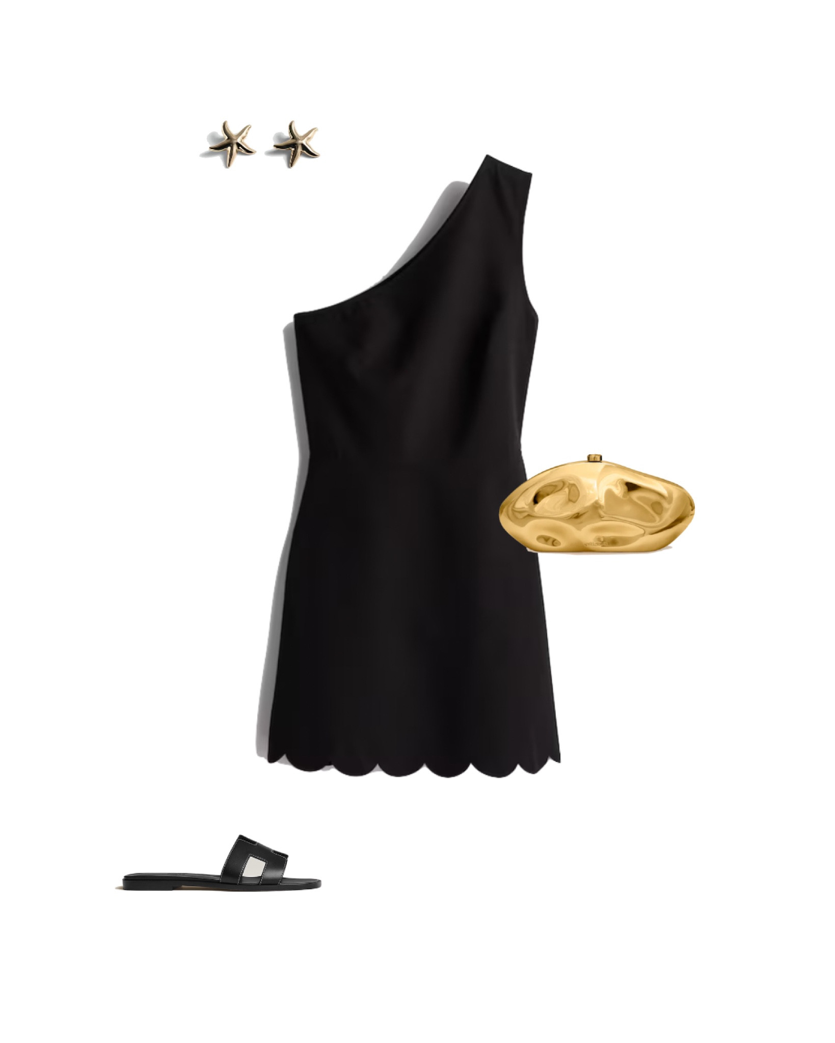Holiday evening outfit 🖤🐚

#LTKsummer #LTKuk #LTKeurope
