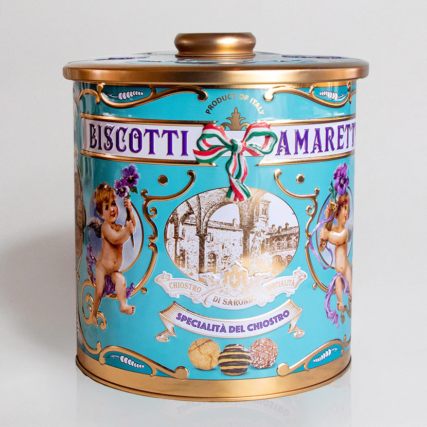 Amaretti Cookies In Vintage Tin | Giadzy