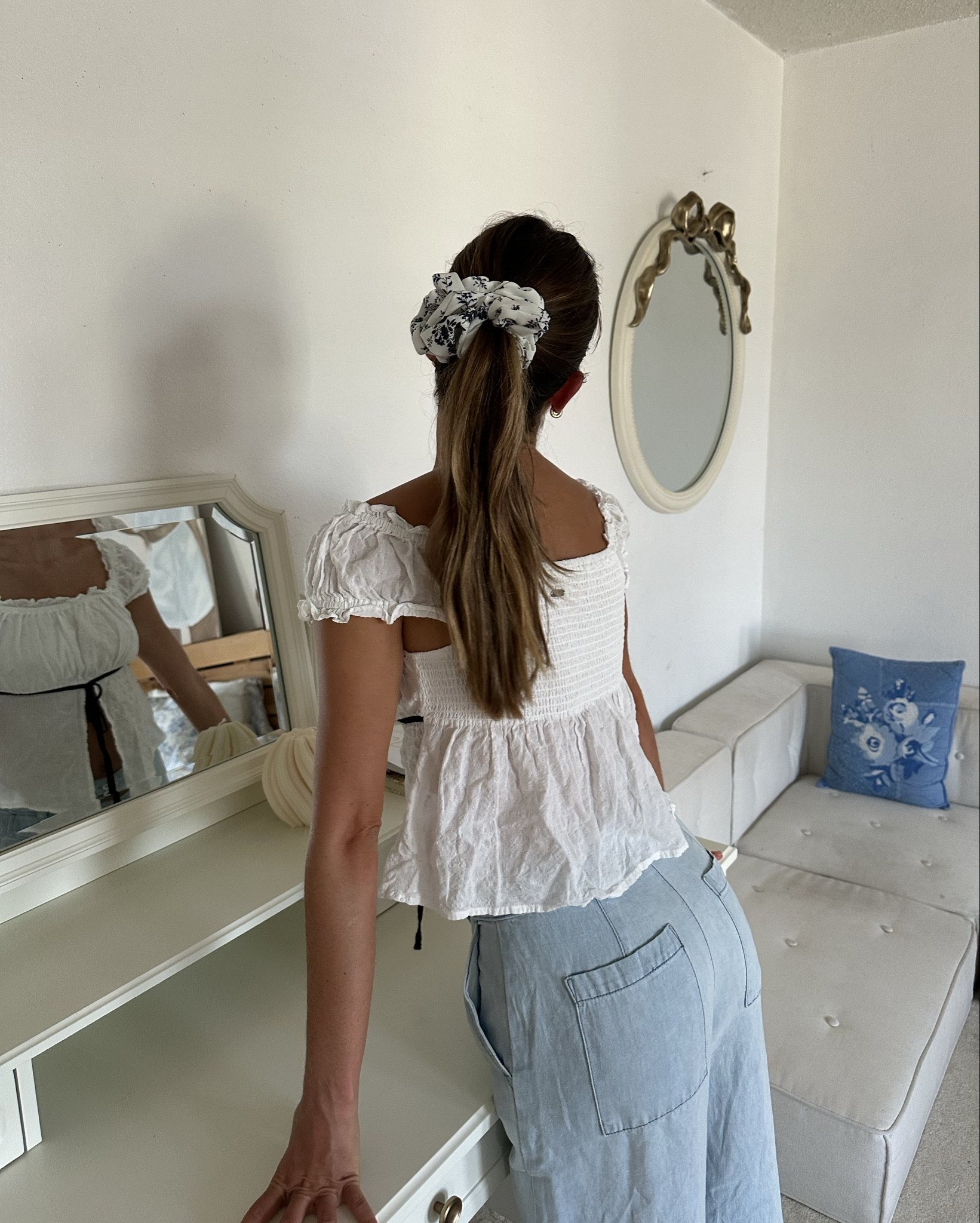 Say hello to my favorite new scrunchie!🤍 this color combo is such a spring dream!🦋

#LTKStyleTip #LTKU #LTKSeasonal