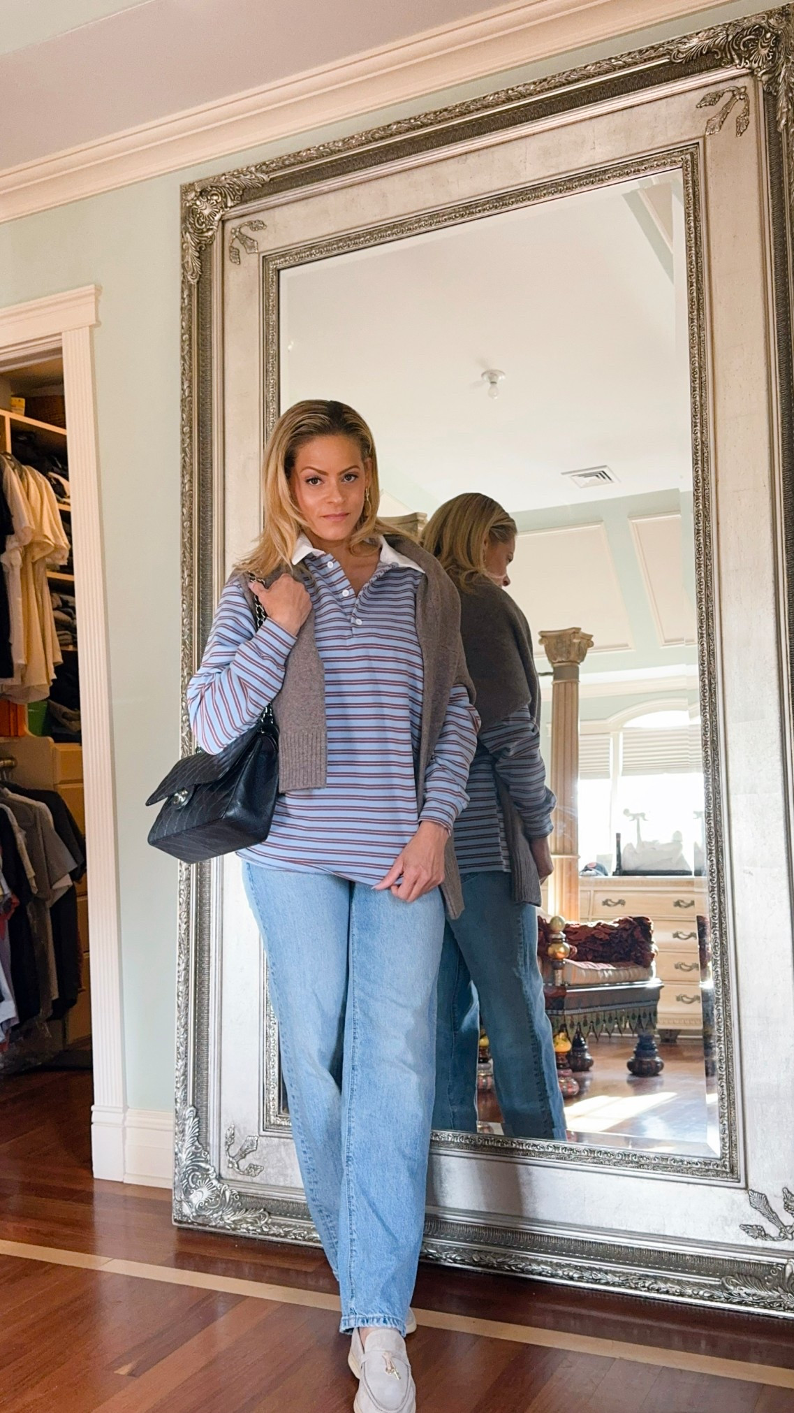 I got so many compliments on this rugby shirt when I wore it. Paired it with some Loafers and sweater over it and my classic handbag. 


#LTKItBag #LTKStyleTip #LTKShoeCrush