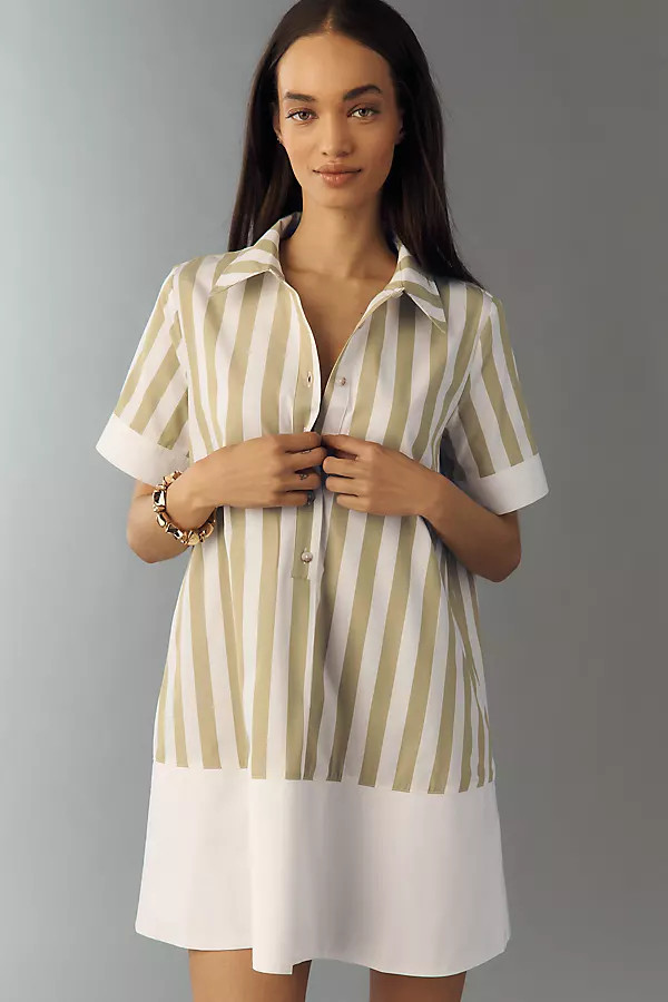 Pollie Swing Tunic Mini Dress | Anthropologie (US)