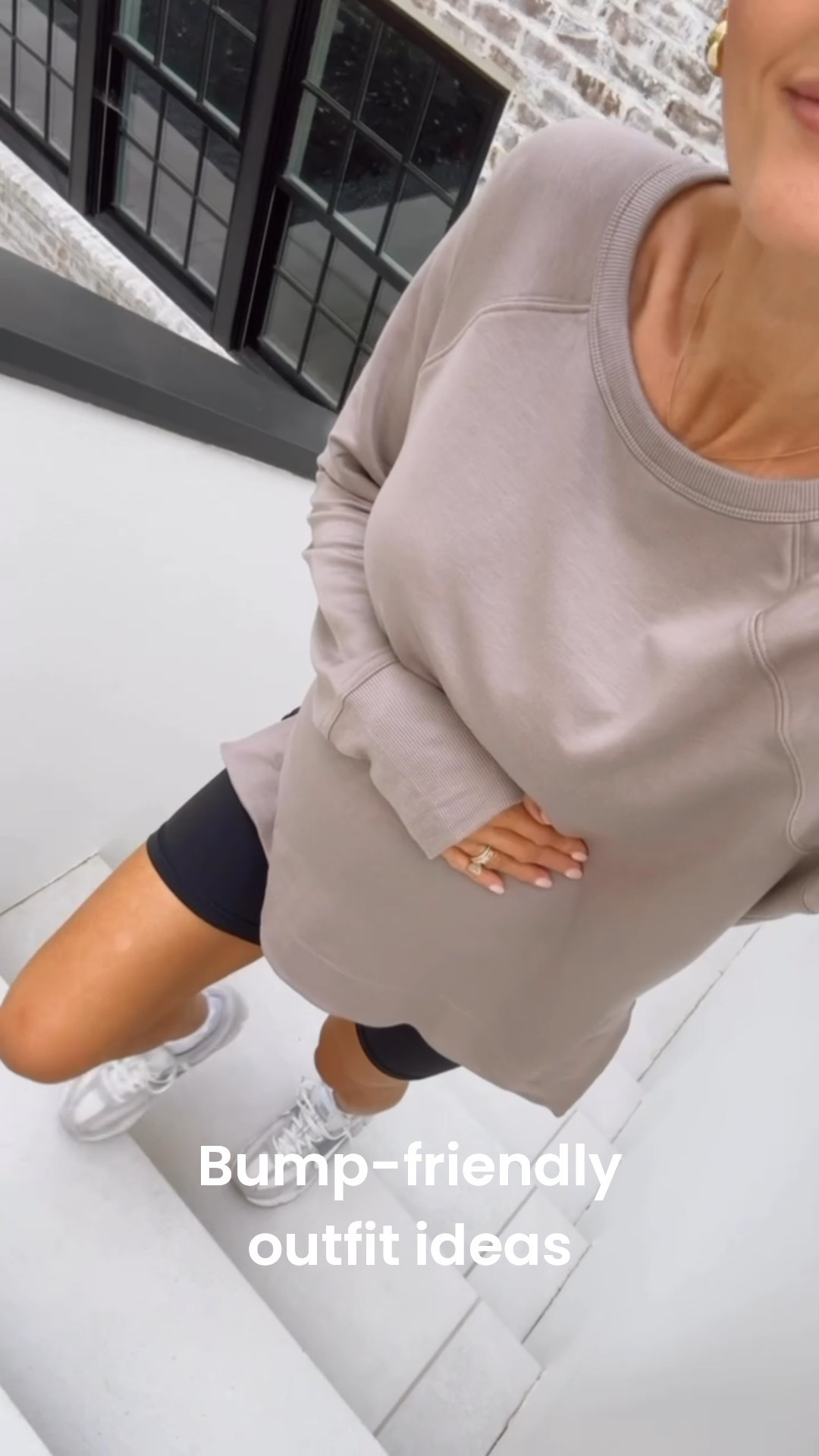 Biker shorts have been so comfortable this pregnancy! I recently got this black pair from Athleta & this lightweight sweatshirt! The perfect pullover to put on when you’re headed to the gym or running errands!

Loverly Grey, Athleta, activewear, athleisure, biker shorts, sweatshirt, ruffle socks, bump friendly, maternity 

#LTKActive #LTKStyleTip #LTKBump