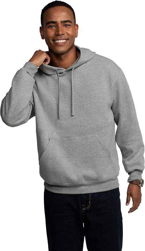Fruit of the Loom Men's Eversoft Fleece Hoodies, Moisture Wicking & Breathable, Pullover Hooded S... | Amazon (US)