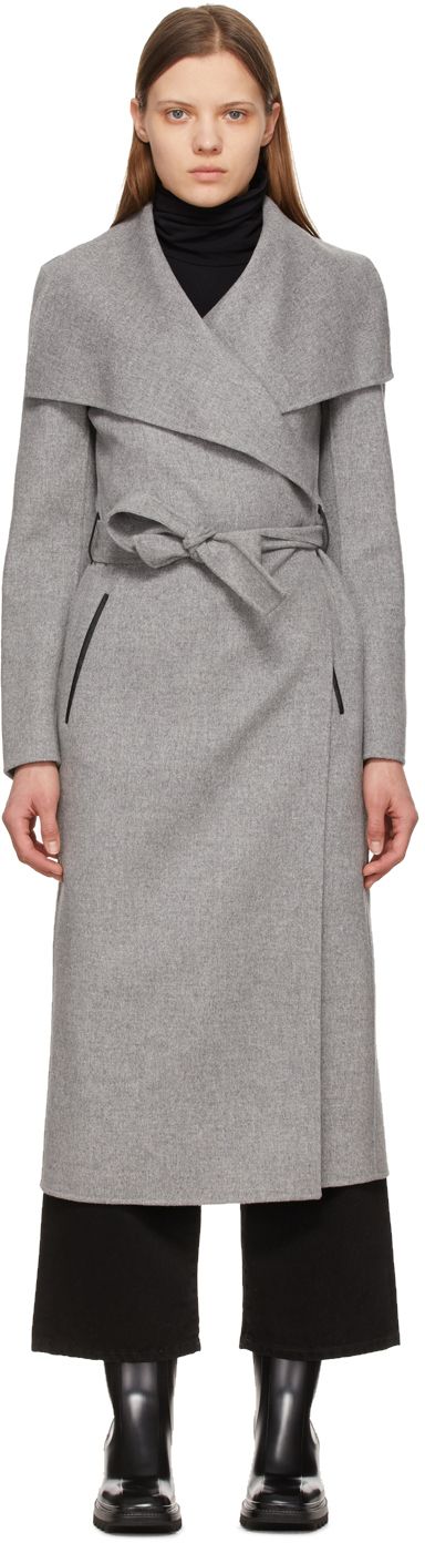 Grey Wool Mai Coat | SSENSE