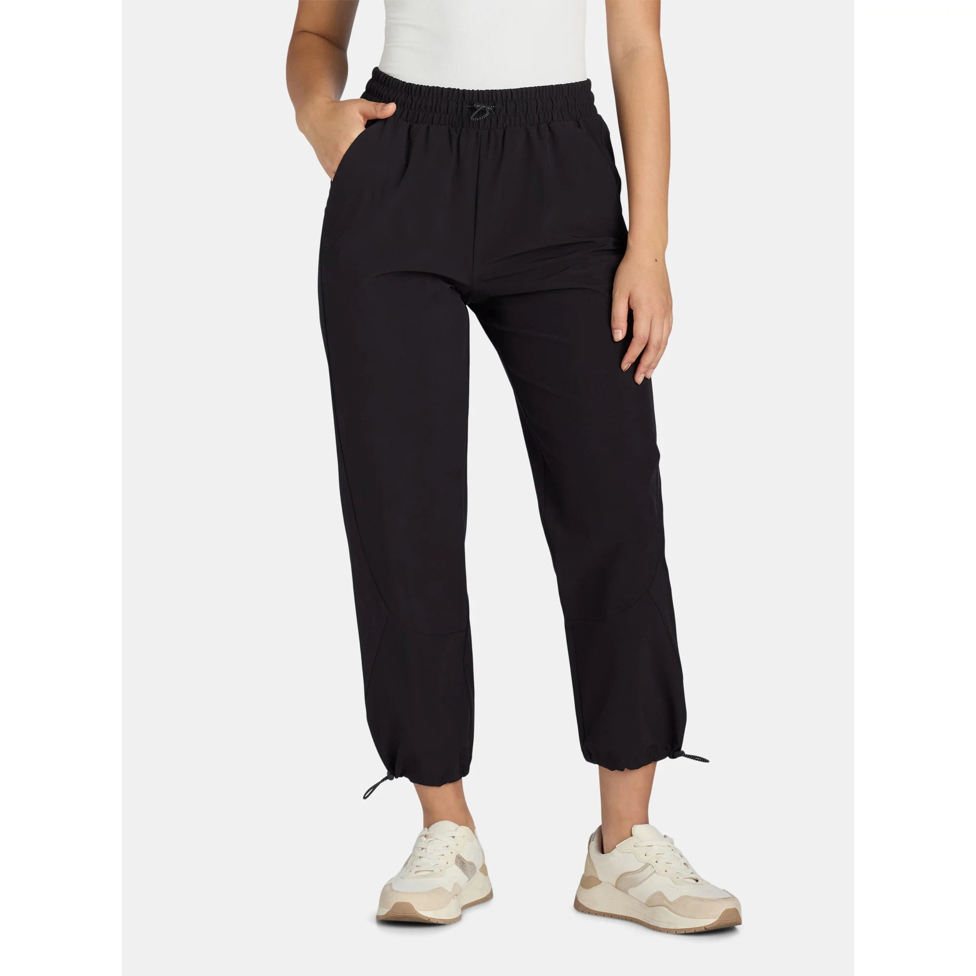 Avia Women's Bungee Cord Active Pants, 27” Inseam, Sizes XS-XXXL - Walmart.com | Walmart (US)