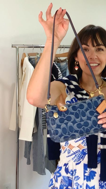 I recently featured Some of my favorite monogram logo and jacquard prints and patterns that go with everything in my Feeling Blue 
capital wardrobe on closetchoreography.com

#LTKVideo #LTKOver40 #LTKStyleTip