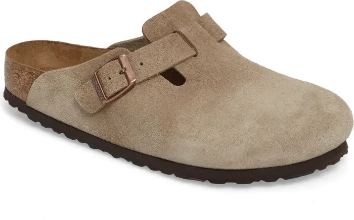 Birkenstock 'Boston Soft' Suede Clog | Nordstrom | Nordstrom
