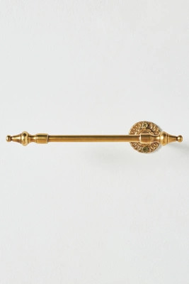 Ida Heritage Brass Scalloped Feather Peacock Toilet Paper Holder | Anthropologie (US)