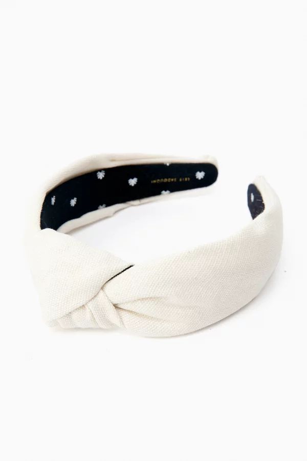 Ivory Woven Headband | Tuckernuck (US)