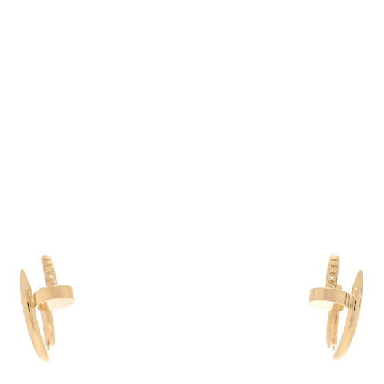 18K Yellow Gold Juste Un Clou Hoop Earrings | FASHIONPHILE (US)