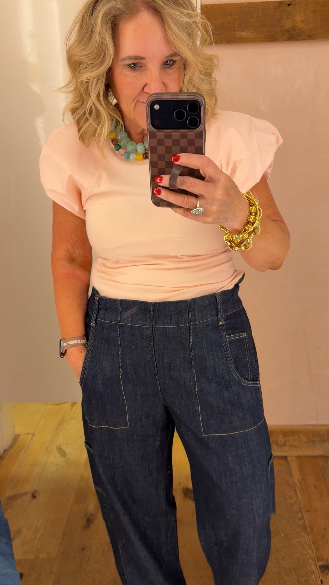 Swung by Anthro today to check out some new arrivals. I loved these jeans and tee 

Jeans are a med petite. A bit loose in the waist, but the small def didn’t work. 

Tee size medium.

#LTKOver40 #LTKootd #LTKdayinmylife