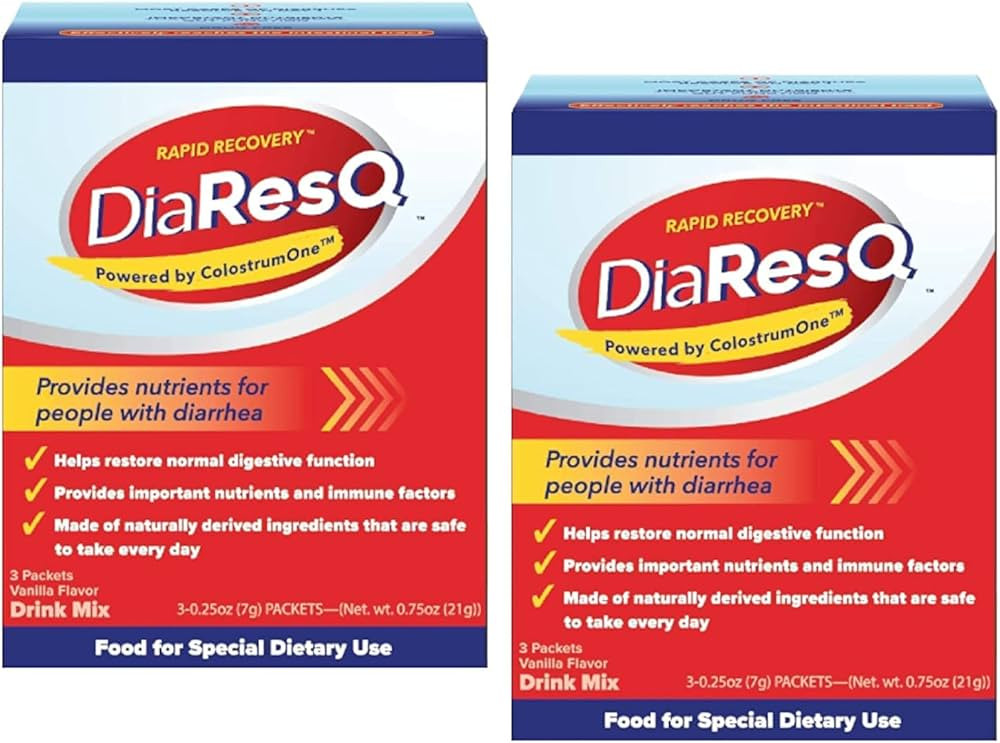 DiaResQ Rapid Recovery Diarrhea Relief - 3 Count (Pack of 2) | Amazon (US)