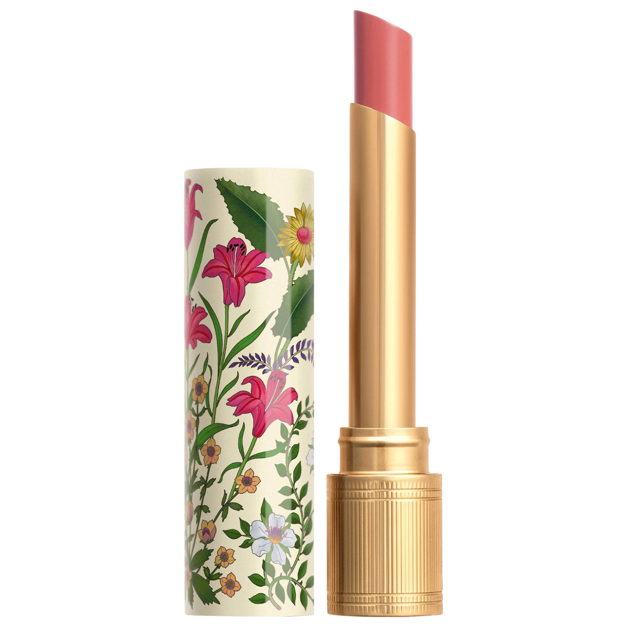 Gucci Glow & Care Shine Lipstick 208 They Met In Argentina 0.06 oz/1.8 mL | Sephora (US)