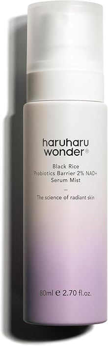 haruharu Wonder Black Rice Probiotics 2% NAD+ Serum Mist, Ultra-Fine Mist, Hydrating & Plumping, ... | Amazon (US)