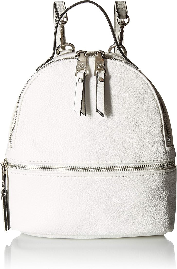 Steve Madden womens Bjacki Backpack, White, One Size US | Amazon (US)