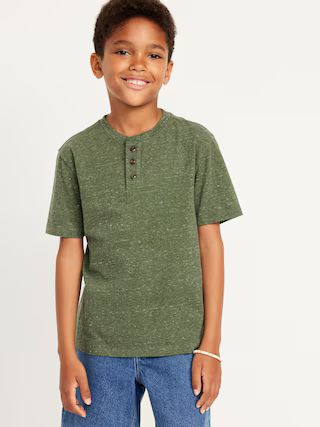 Short-Sleeve Henley T-Shirt for Boys | Old Navy (US)