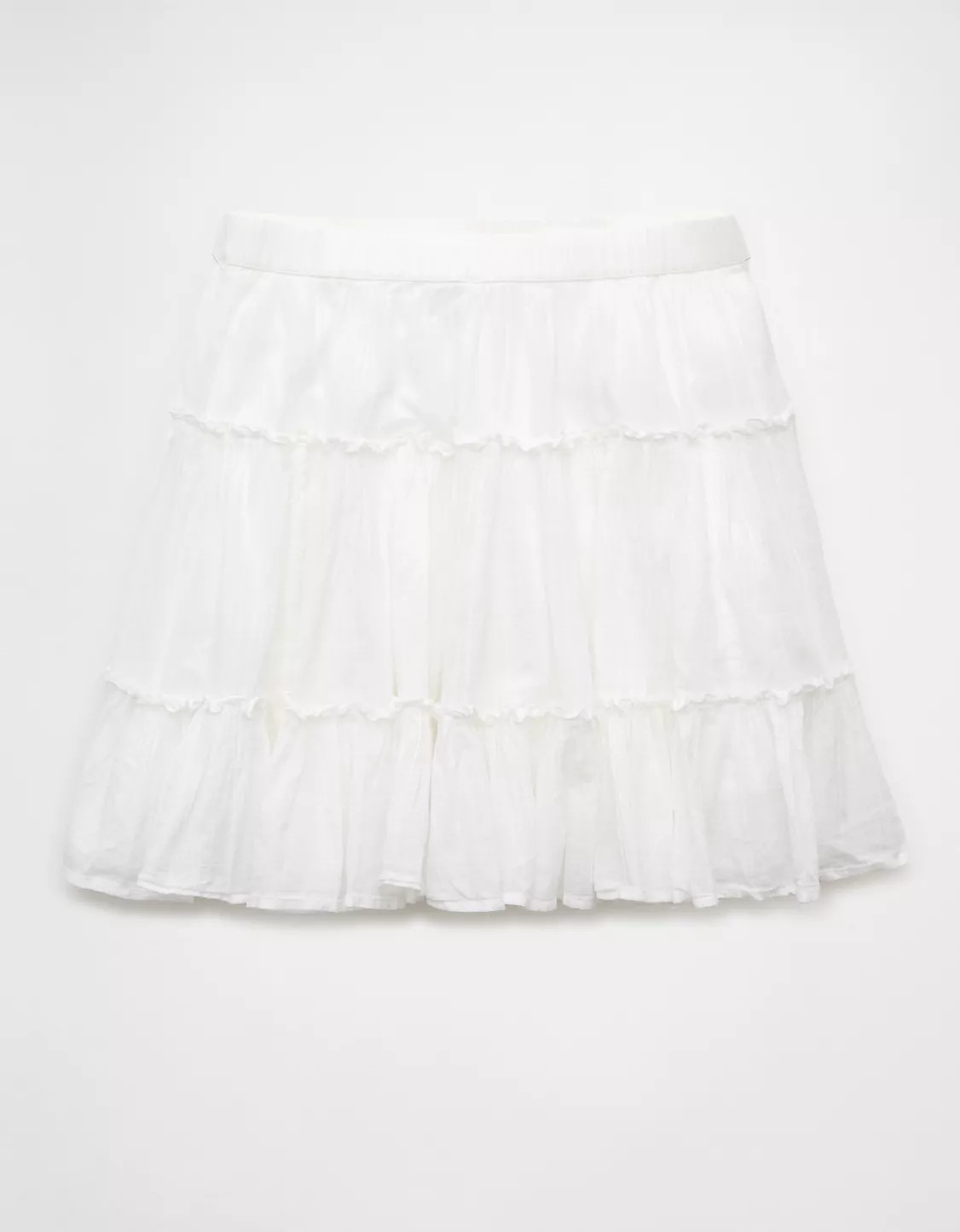AE High-Waisted Tiered Mini Skirt | American Eagle Outfitters (US & CA)