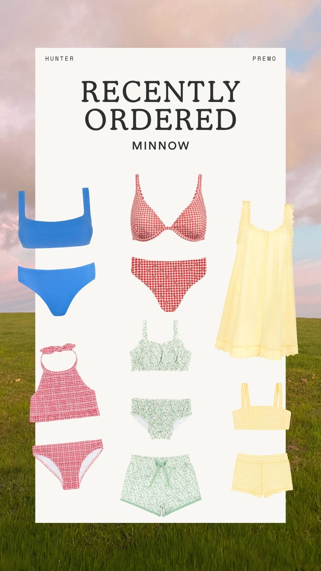 What I'm packing for the beach from Minnow! 

 