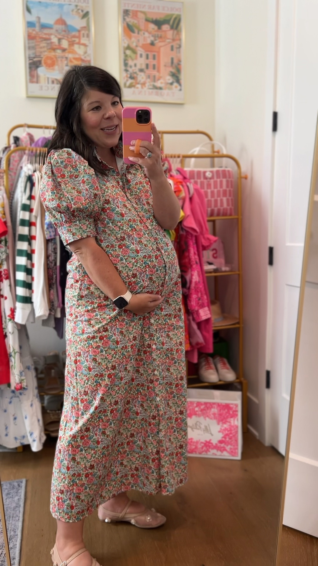 Wearing a size medium, 32 weeks pregnant 🩷

#LTKBaby #LTKBump #LTKootd