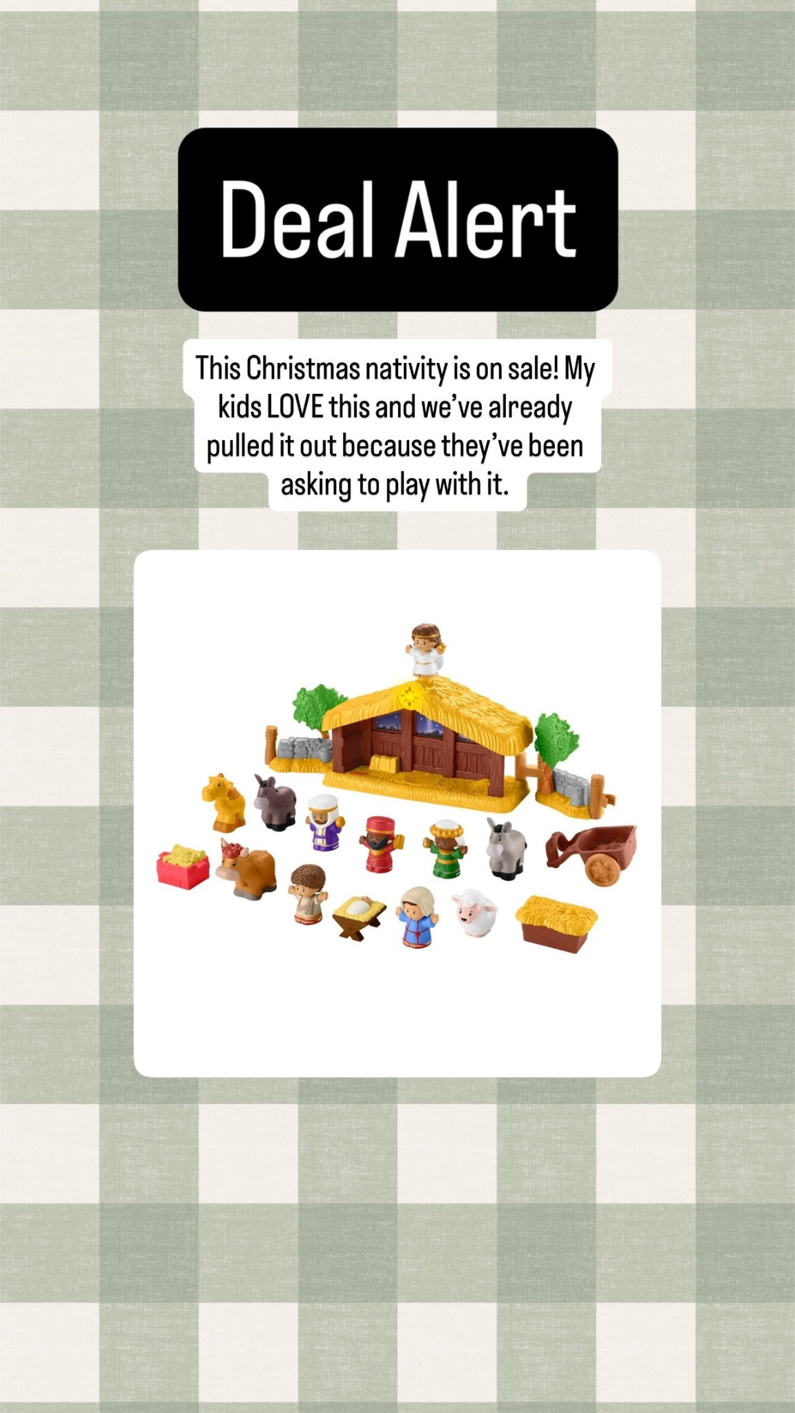 Christmas gift. Christmas toys. Christmas deals. Christmas nativity. Kid Christmas. Christmas sale. Sale alert  

#LTKHoliday #LTKGiftGuide #LTKSaleAlert