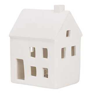 Ceramic Light Houses Set with Bisque Finish & Battery Powered Illumination | Ballard Designs, Inc.