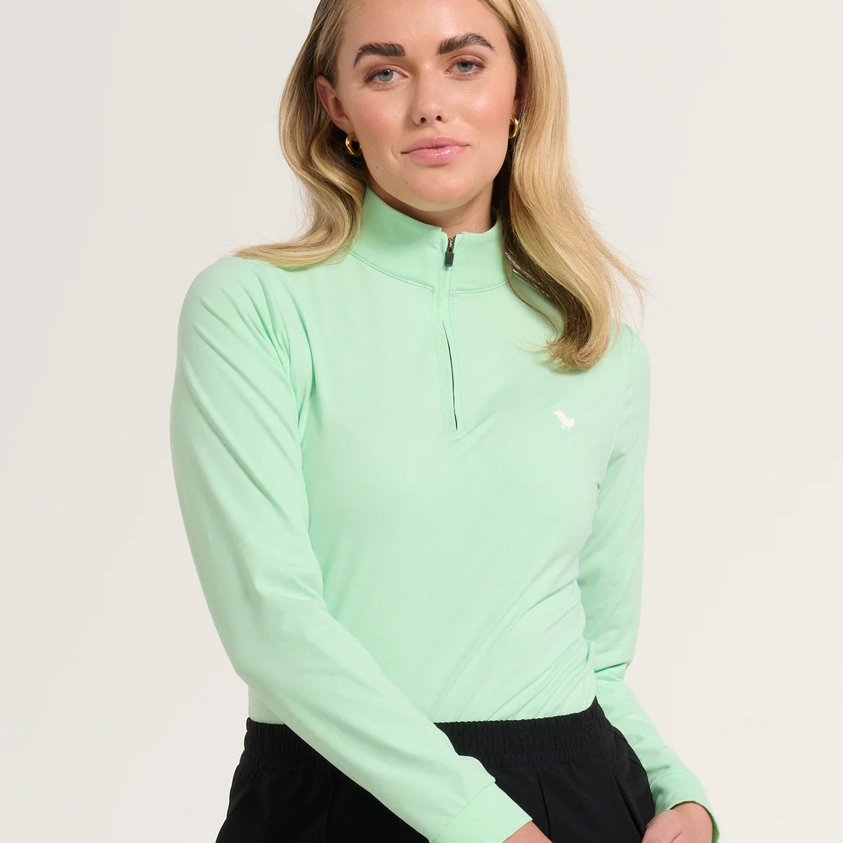 Green Ash Quarterzip | Bad Birdie