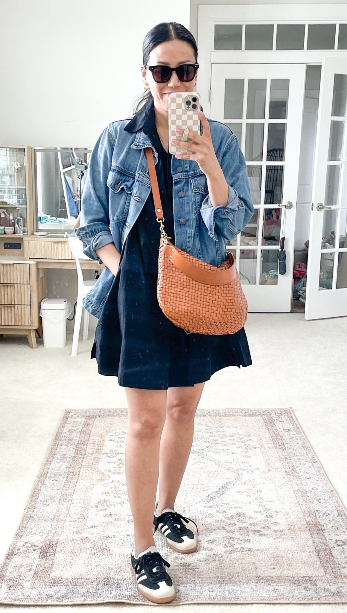 Size XS jacket
Size XS dress (exact one is older from Old Navy)
Sized down 1/2 in sneakers


#LTKSaleAlert #LTKStyleTip #LTKOver40