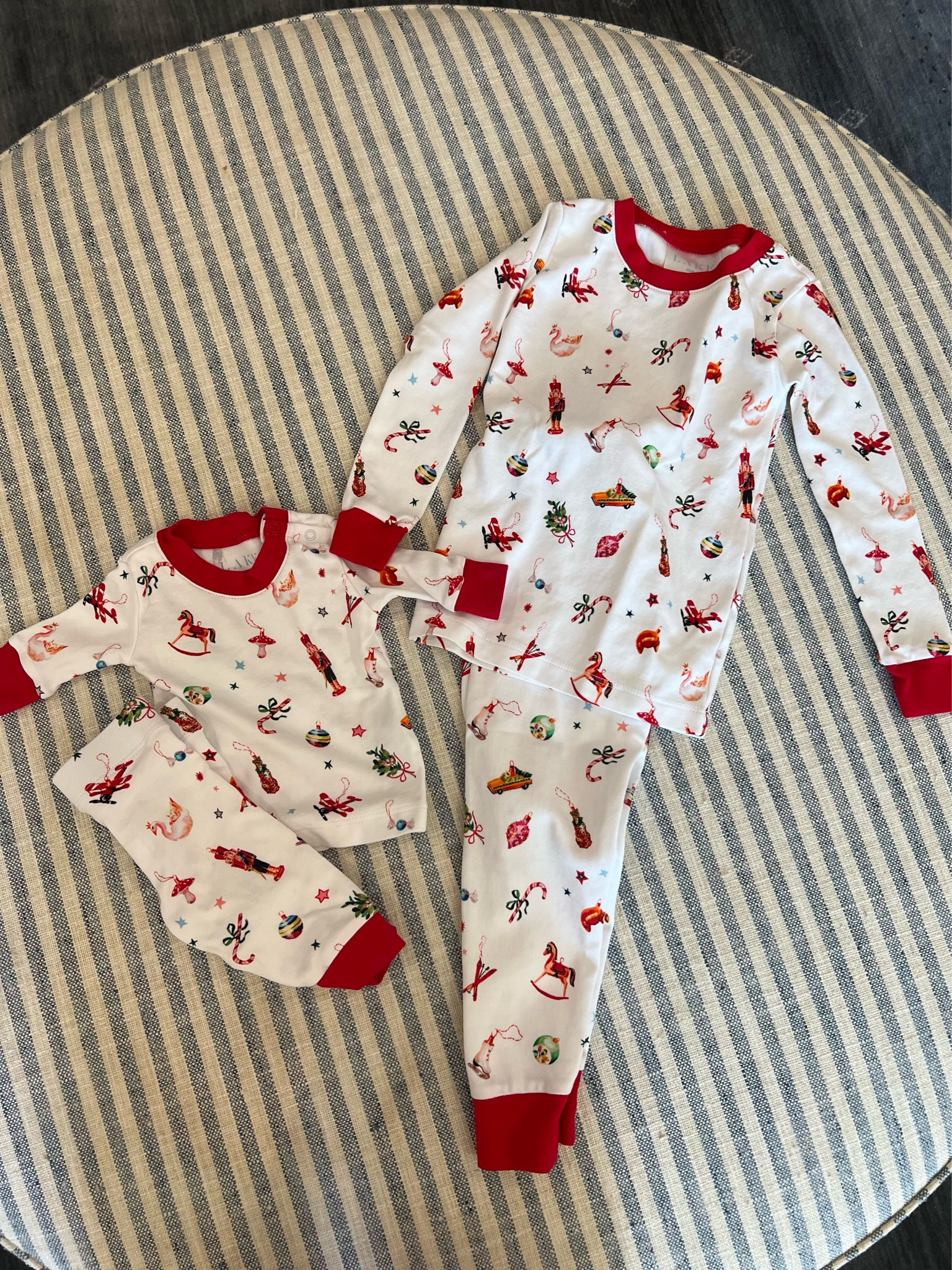 Lake pajamas ornament print! I wear a size M 