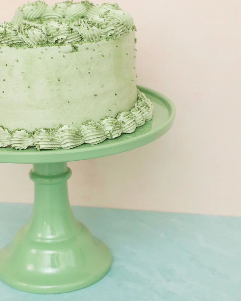 Sage Green Melamine Cake Stand | Wedding Cake Stand | Party Dessert Pedestal | Etsy (Global)