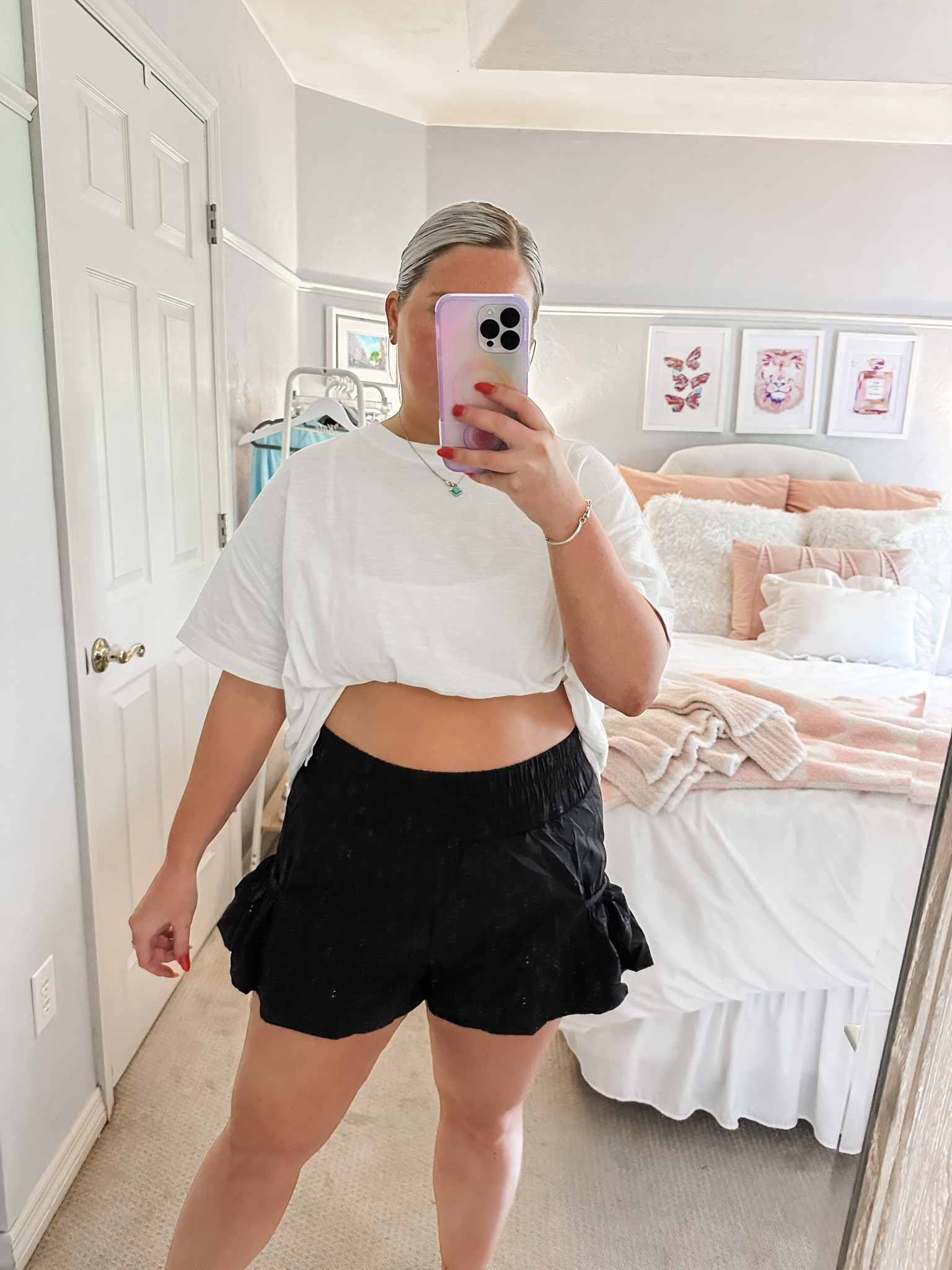 Free people get your flirt on Amazon dupe! Athletic shorts. Casual ootd 

#LTKstyletip #LTKunder50 #LTKFind