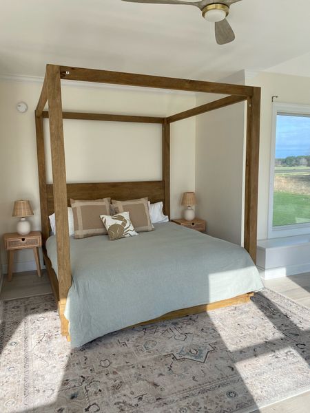 Coast home decor, coastal bedroom, neutral home decor, target home, canopy bed 

#LTKhome
