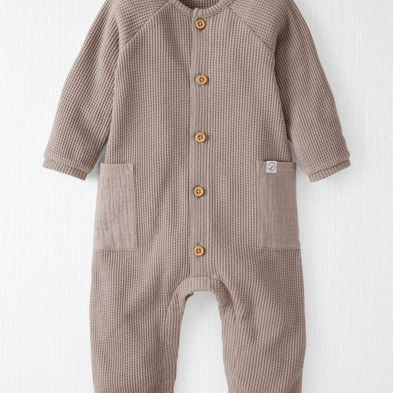 Organic Cotton Textured Jumpsuit | Carter's