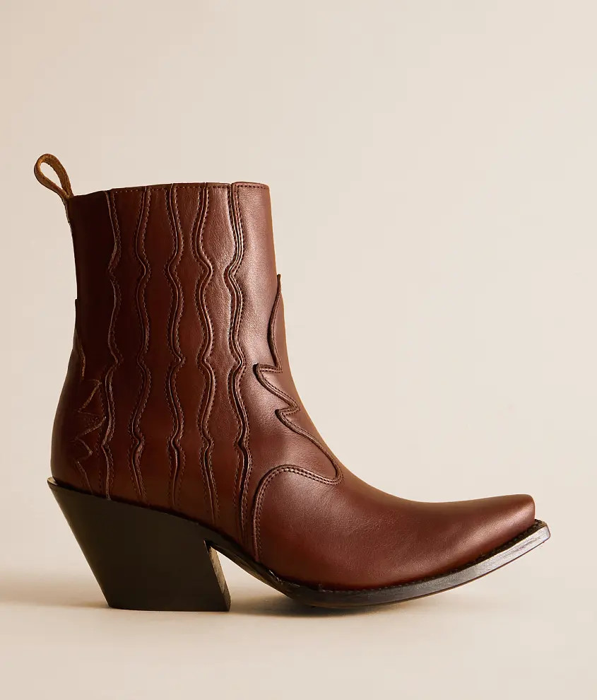 Jade Leather Ankle Boot | Buckle