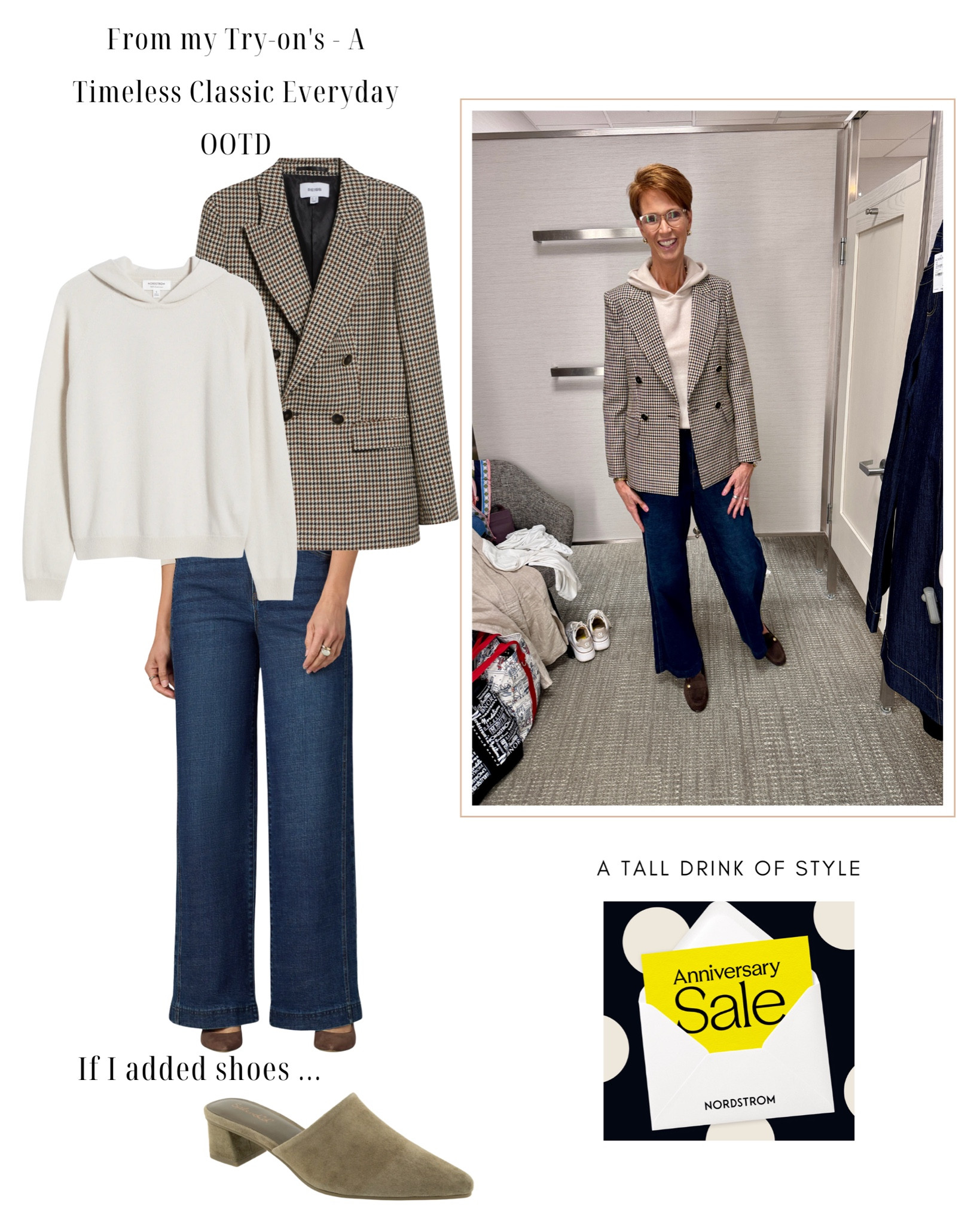 From my try on’s at Nordstrom - a timeless classic OOTD