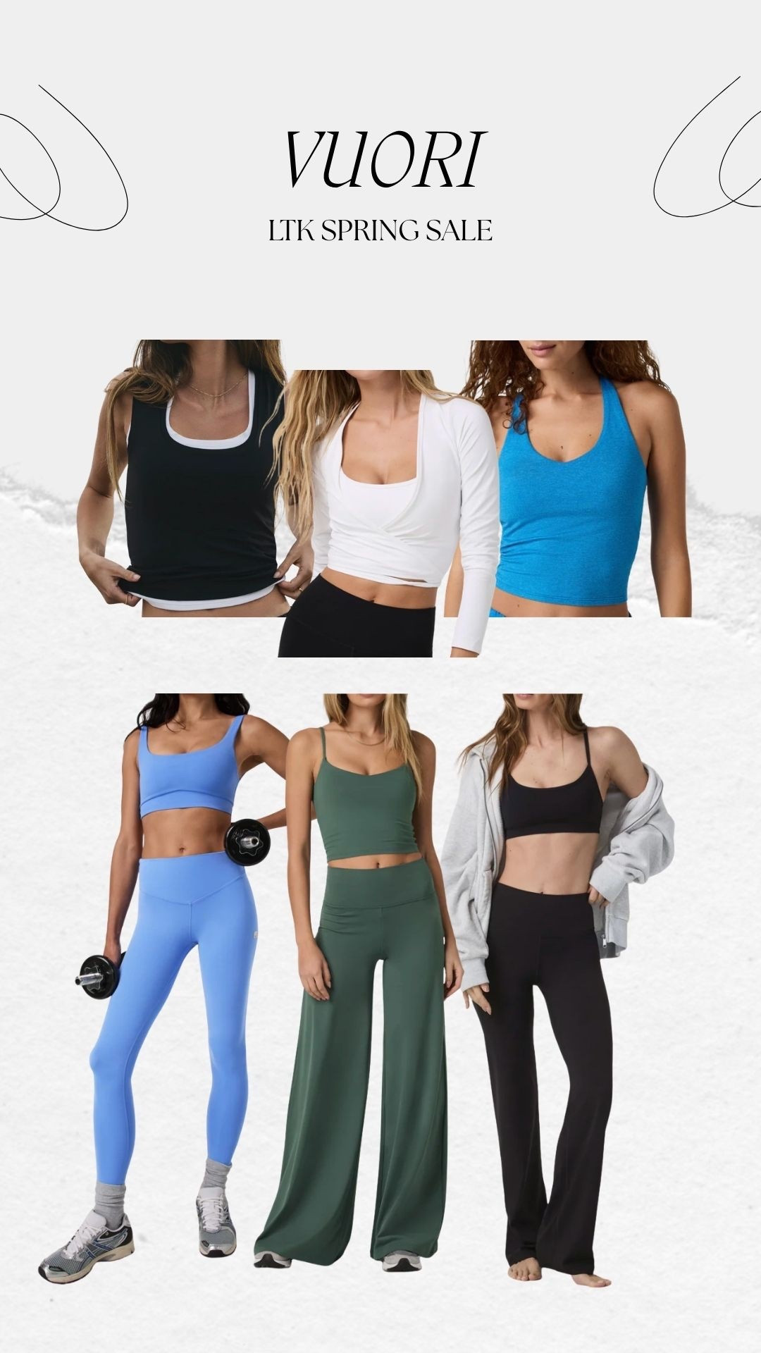 My Vuori picks! 🤍

#LTKActive #LTKfitnessgoals #LTKSeasonal