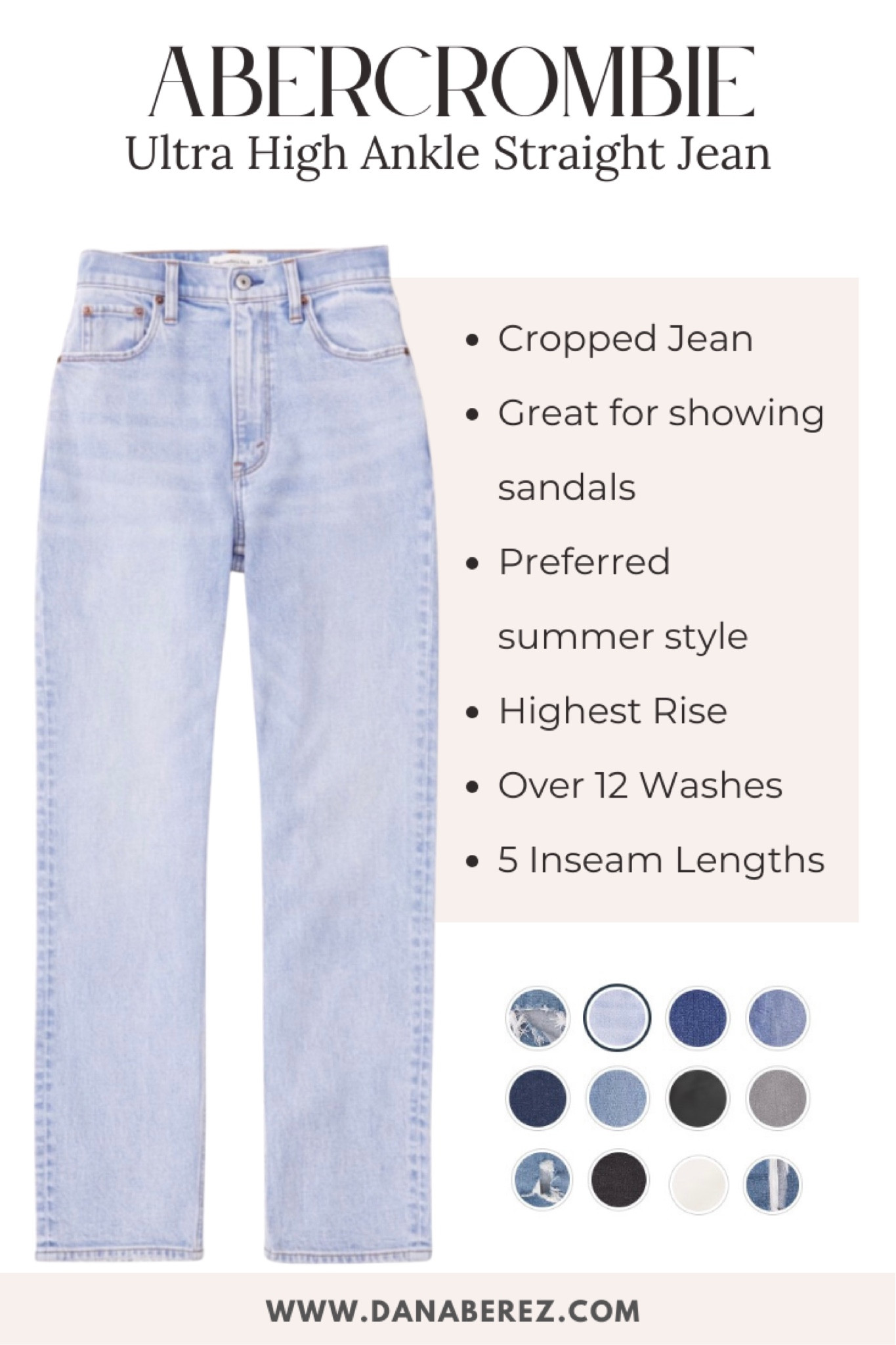 Abercrombie jeans the ultra high rise ankle Jean. These are a cropped style perfect for showing off you shoes! 

Abercrombie and fitch | Abercrombie denim | Abercrombie jeans 

#LTKSale #LTKSeasonal #LTKfindsunder100