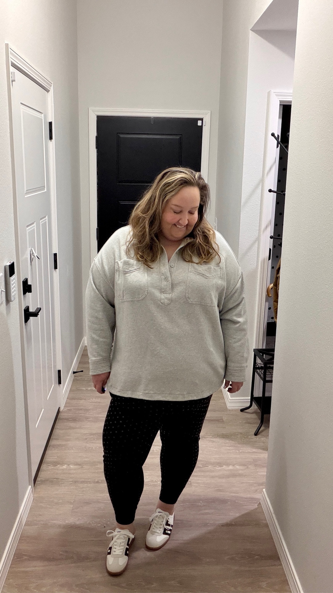 I love when my bff calls and says “wanna go to Walmart?” So here’s what I threw on. 

You can’t go wrong with leggings, and I love pairing them with slip on mule sneakers. These sneakers are everywhere, and I love how they pull together an otherwise boring outfit.

#rebekahelizstyle 

Plus size style • plus size fashion • plus size leggings • casual style • comfy style • plus size loungewear

#LTKootd #LTKPlusSize