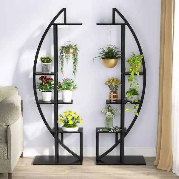 5-Tier Plant Stand Pack of 2, Display Shelf Flower Rack for Home Garden - On Sale - Overstock - 3... | Bed Bath & Beyond