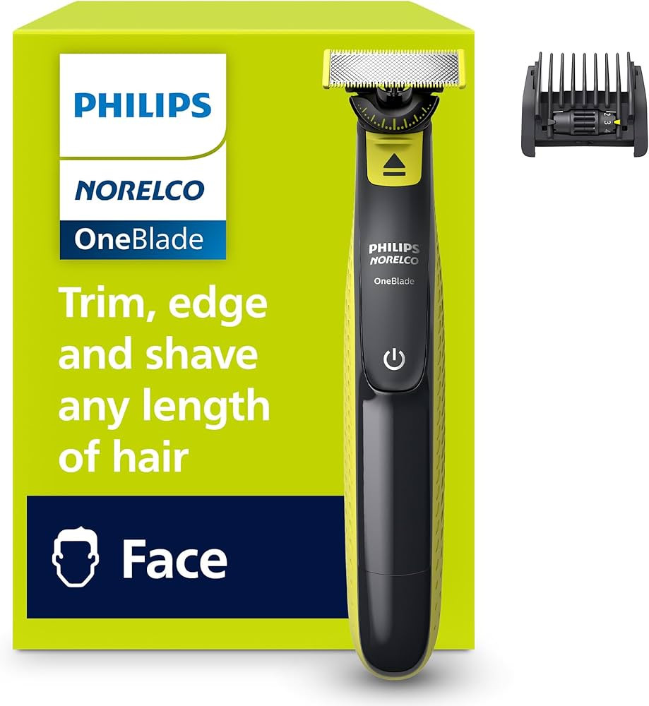 Norelco Philips OneBlade 360 Hybrid Face, Electric Beard Trimmer and Shaver, with 360 Blade Techn... | Amazon (US)
